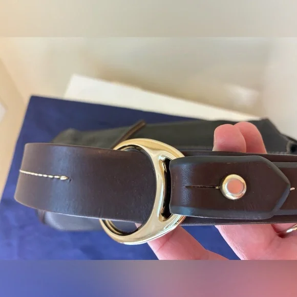 Vintage Dooney & Bourke East West Brown Classic Slouch-Style Shoulder Bag - Picture 4 of 12